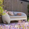 377699 M 01 SF WO Viale tuin 2 zits loungebank versterkte polymeer naturel