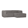 377433 RE 01 VS ES Bean chaise longue bank rechts ribstof terrazzo F1