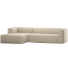 375689 EM 01 VS ES Bean hoekbank links beige melange F1