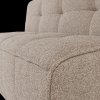 400561 KB 04 VS VT Cluster eetbankje met rugleuning boucle khaki bruin C1
