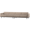 378656 LM 01 VS Statement XL 4 zits bank 372cm Lichtbruin melange F1