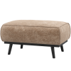 378663 VT 01 VS Statement hocker chenille velvet taupe F1