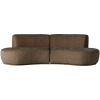 377654 VB 04 VS ES Batavier half ronde bank 4 zits velvet melange bruin F3