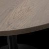 TB OV VL24 2190x0890 373260 03 VS FA Tafelblad ovaal vingerlas 220x90cm pebble grey Tablo ronde poot detail