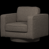 400543 A 01 VS VT Lazy draaifauteuil boucle antraciet FA