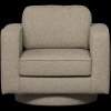 400543 Z 02 VS VT Lazy draaifauteuil boucle zand F1