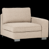 400540 N 07 VS VT Lazy 1 zits element met arm rechts boucle naturel F3
