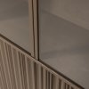 377731 TB 01 VS WP Nova lage vitrinekast grenen truffel bruin C1