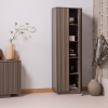 377730 TB 03 SF WP Nova hoge opbergkast grenen truffel bruin vierkant