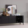 377694 MZ 02 WP SF Gunnar dressoir 200 cm grenen mud