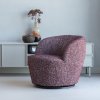 373539 B 01 WP SF Serra draaifauteuil bordeauxrood melange
