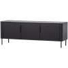 377593 MZ 01 VS WP Gunnar tv meubel 154cm grenen matzwart FA
