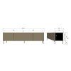 377593 MD 50 BT Gunnar tv meubel 200cm