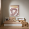 377589 W 01 SF ES Carter bed grenen wit 90x200cm vierkant