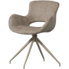 377562 Z 01 VS FA Eliva eetkamerstoel structure velvet zand FA