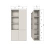377559 DU 50 BT MEGGY OPBERGKAST RECHTS XL 108CM