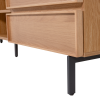 377551 N 02 VS ES Tours tv meubel 180cm melamine mdf naturel C2