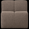 377519 BM 02 VS WE Mojo eetbankje 84cm met rugleuning boucle bruin melange F1