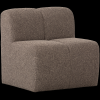 377519 BM 06 VS WE Mojo eetbankje 84cm met rugleuning boucle bruin melange F2