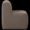 377519 BM 05 VS WE Mojo eetbankje 84cm met rugleuning boucle bruin melange R1