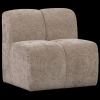 377519 D 05 VS WE Mojo eetbankje 84cm rugleuning ribstof donkerzand F2