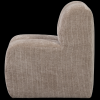 377519 D 02 VS WE Mojo eetbankje 84cm rugleuning ribstof donkerzand L1