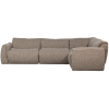 377529 BM 02 VS WE Baggy hoekbank rechts geweven stof bruin melange F1