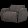 377526 WM 01 VS WE Baggy draaifauteuil geweven stof warmgrijs melange FA
