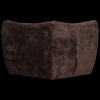 377523 DB 05 VS WE Baggy hoekelement 3D chenille donkerbruin B1