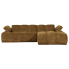 377465 H 03 VS WE Mojo chaise longue rechts geweven ribstof honinggeel F2 PS