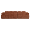 377464 R 08 VS WE Mojo chaise longue links geweven ribstof roestbruin B1