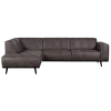378652 01 02 VS WE Statement hoekbank links lederlook donkergrijs F1