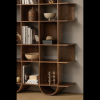 377508 W 02 SF WP Sinne boekenkast hout walnoot 180x130cm detail