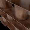 377508 W 01 VS WP Sinne boekenkast hout walnoot 180x130cm C1