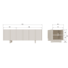 374108 D 50 BT Basu tv meubel 152cm
