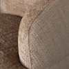 800037 S 02 VS FA Woolly draaifauteuil chenille zand detail
