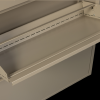 374062 S 02 VS FA Sabine 3 vaks schoenenkast metaal zand detail