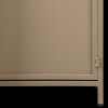 800012 K 02 VS BP Exhibit vitrinekast metaal khaki detail