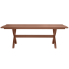 500030 T 01 VS EXT Delta picknick tafel aluminium terra 220x100cm