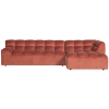 200421 FB 01 VS BL Allure chaise longue rechts gewassen fluweel blush
