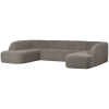 801367 G 02 VS BP Sloping U vorm bank grijs melange SA