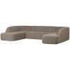 801367 B 02 VS BP Sloping U vorm bank lichtbruin melange SA