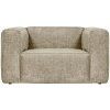377316 BM 01 VS WE Bean fauteuil structure velvet buttermilk