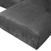 375694 CS 01 VS WE Bean hoekbank rechts structure velvet cloud sky detail
