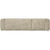 375689 BM 03 VS WE Bean hoekbank links structure velvet buttermilk AK1
