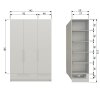 379553 D 50 Pure 3 DRS Leg hangkast