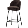 800294 DB 02 VS BP Vogue barstoel 65cm 3D chenille donker bruin SA