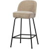 800294 SA 02 VS BP Vogue barstoel 65cm 3D chenille donker zand SA