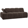 377456 B 05 VS WE Mojo 2 zits met arm links geweven ribstof bruin