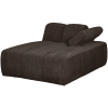 377460 B 04 VS WE Mojo chaise longue element rechts geweven ribstof bruin